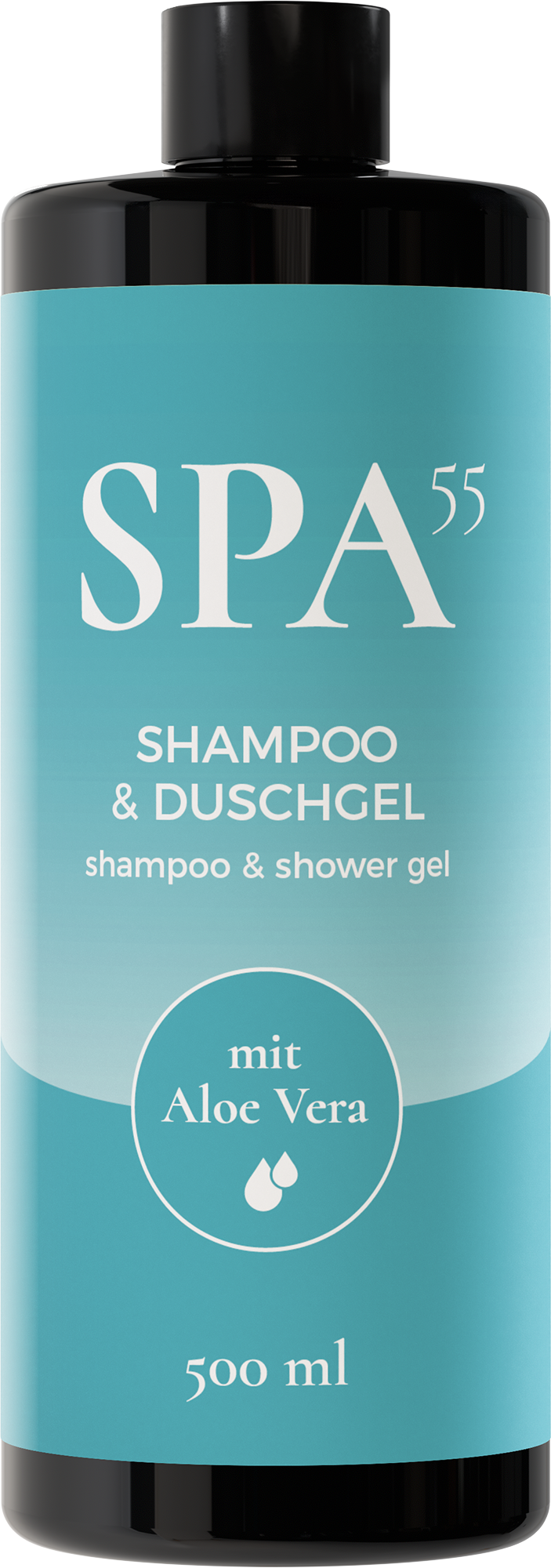 SPA55 Shampoo & Duschgel  500ml ohne Dispenserpumpe