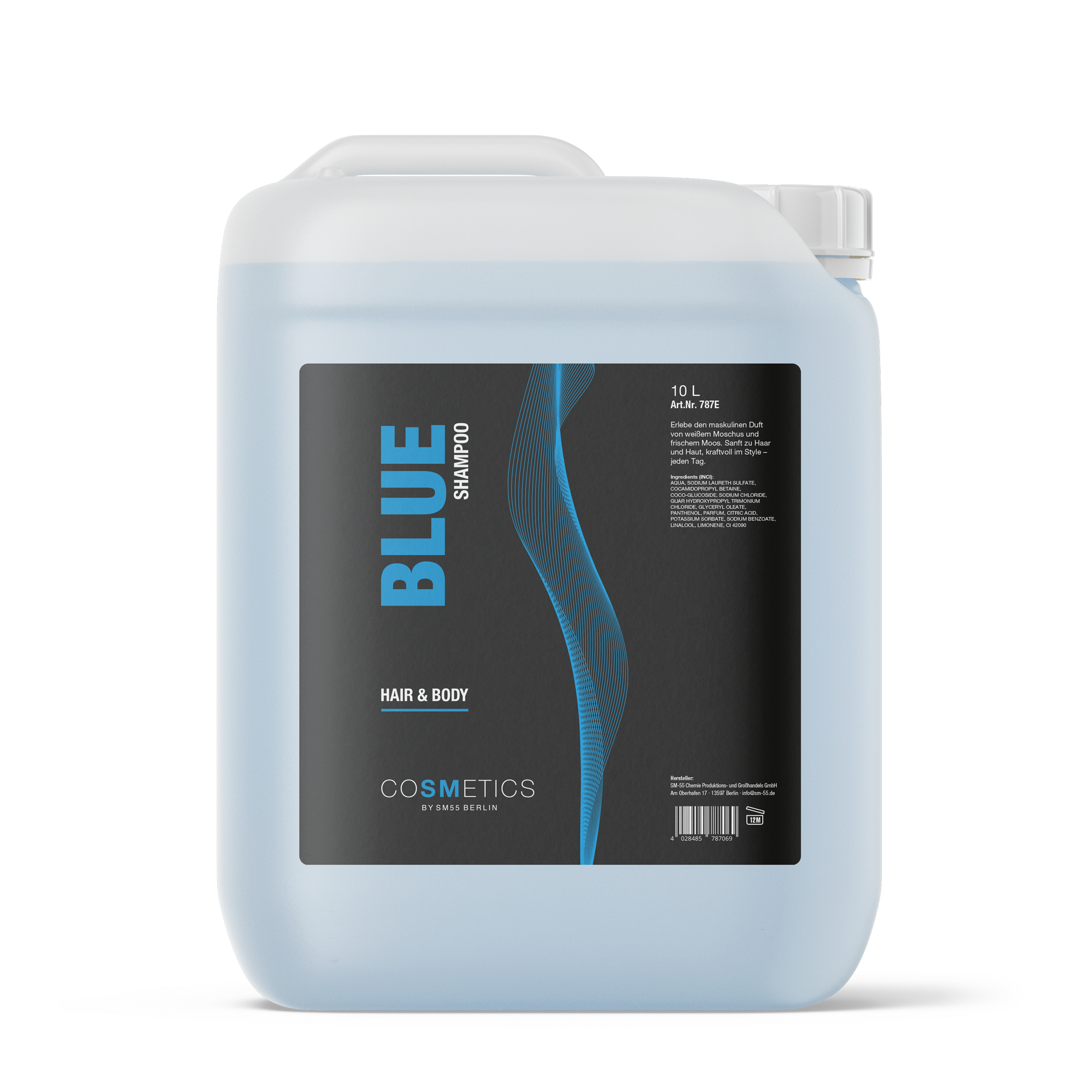 Blue Hair&Body Shampoo 10 L