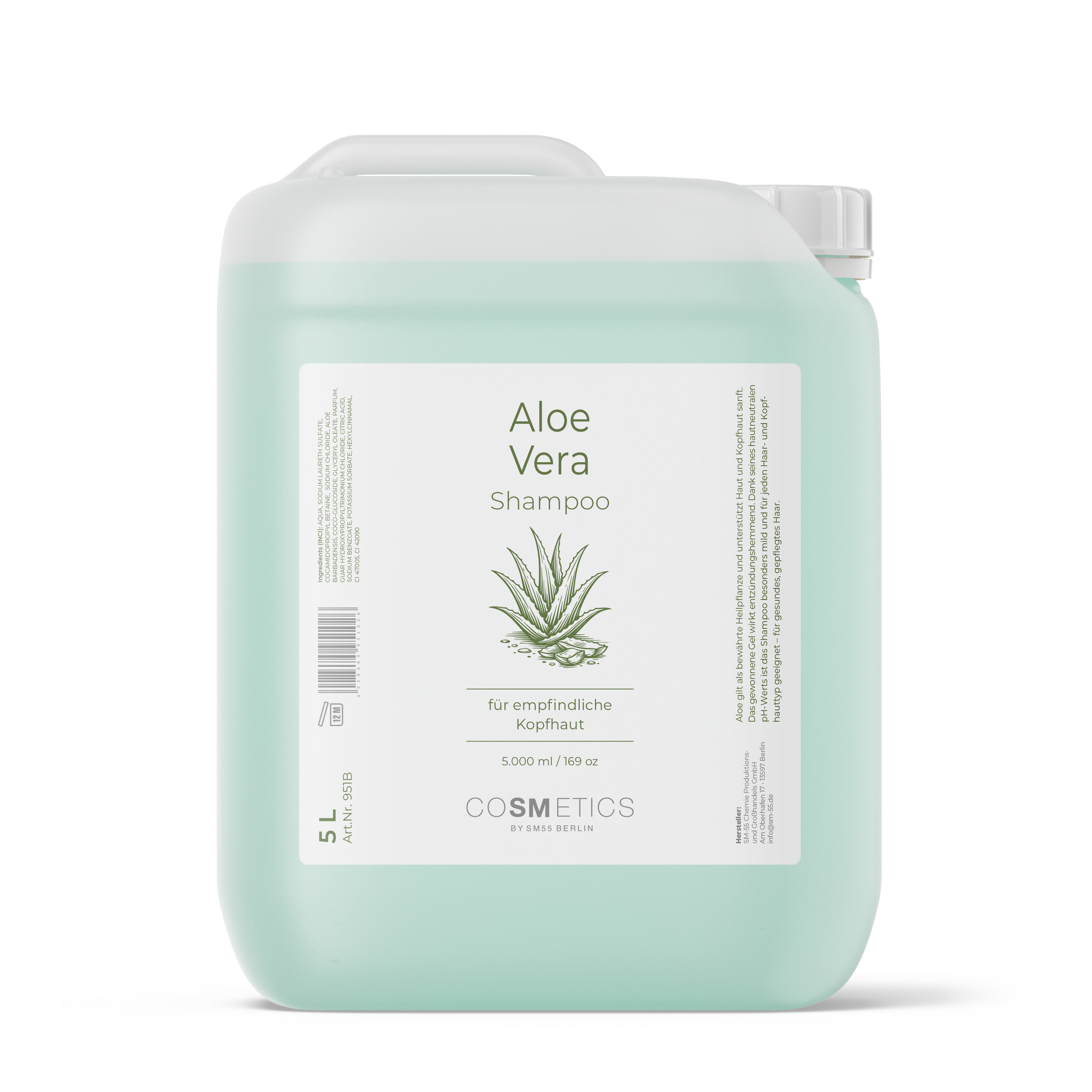 Aloe Vera Shampoo 5L